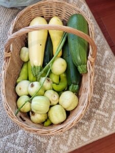 Basket of squash